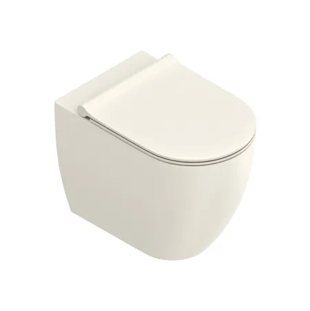 Catalano Sfera Унитаз напольный, безободковый, смыв Tornado, покрытие Twinglaze+, цвет: Lino Satinato