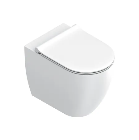 Catalano Sfera Унитаз напольный, безободковый, смыв Tornado, покрытие Twinglaze+, цвет: белый матовый