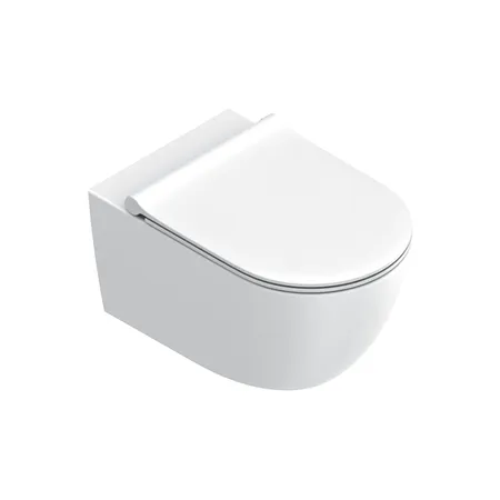 Catalano Sfera Унитаз подвесной, безободковый, смыв Tornado, покрытие Twinglaze+, цвет: белый матовый