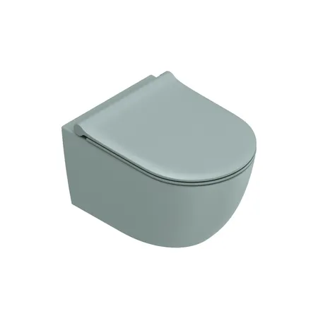 Catalano Sfera Унитаз подвесной, безободковый, смыв Tornado, покрытие Twinglaze+, цвет: Aqua Satinato
