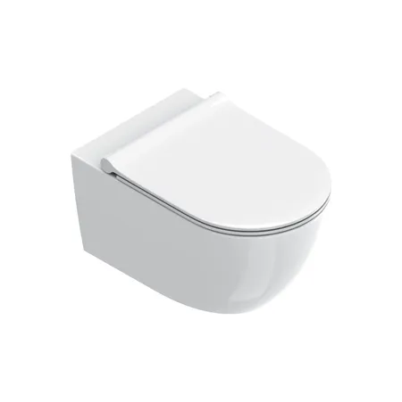 Catalano Sfera Унитаз подвесной, безободковый, смыв Tornado, покрытие Cataglaze+, цвет: белый глянцевый