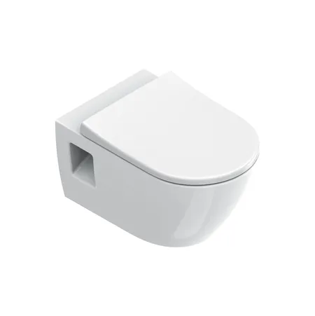 Catalano Sfera Унитаз подвесной, безободковый, смыв Tornado, покрытие Cataglaze+, цвет: белый глянцевый