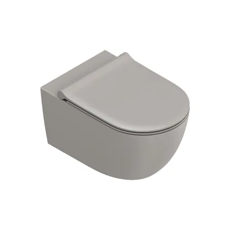 Catalano Sfera Унитаз подвесной, безободковый, смыв Tornado, покрытие Twinglaze+, цвет: Tortora Satinato