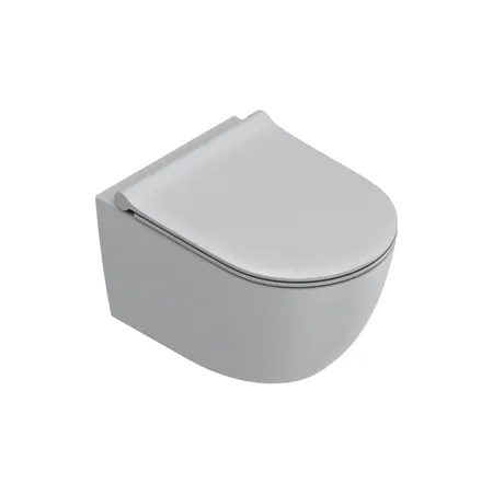 Catalano Sfera Унитаз подвесной, безободковый, смыв Tornado, покрытие Twinglaze+, цвет: Cemento Satinato