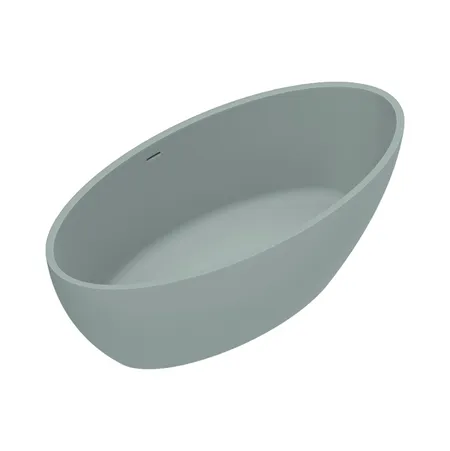 Catalano Solid Ванна отдельностоящая, с переливом, сифон в комплекте, цвет: Aqua Satinato