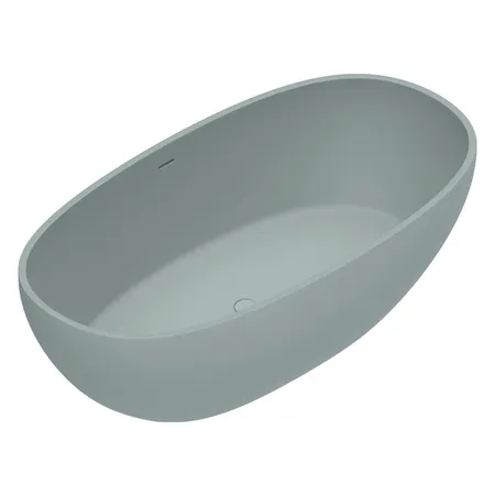 Catalano Solid Ванна отдельностоящая, с переливом, сифон в комплекте, цвет: Aqua Satinato