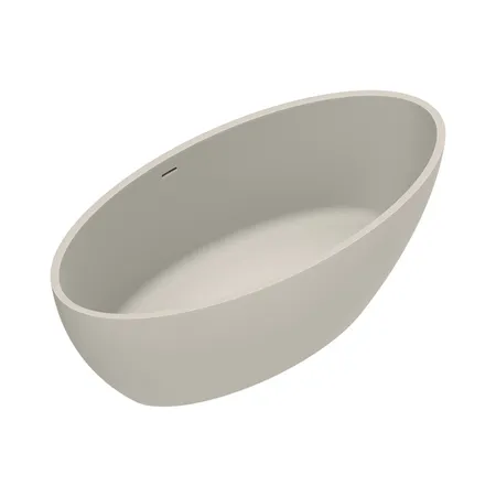 Catalano Solid Ванна отдельностоящая, с переливом, сифон в комплекте, цвет: Sabbia Satinato