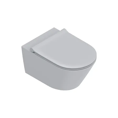 Catalano Zero Унитаз подвесной, безободковый, смыв Tornado, покрытие Twinglaze+, цвет: Cemento Satinato