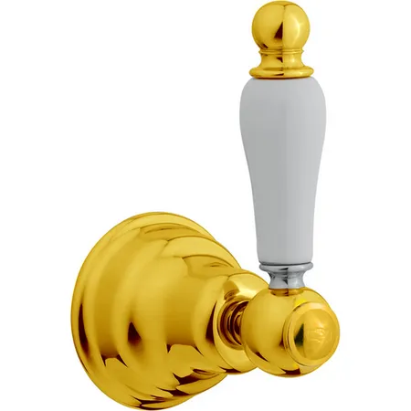 CISAL Arcana Toscana Запорный вентиль 1/2" F на горячую воду, цвет: золото