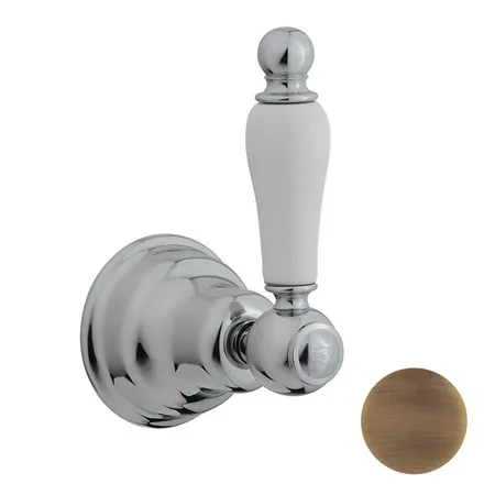 CISAL Arcana Toscana Запорный вентиль 1/2" на горячую воду, цвет: бронза