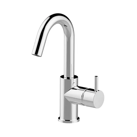 Cisal Less New Смеситель для раковины, 1 отв, без донного клапана, цвет: хром