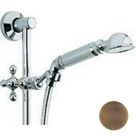 CISAL Shower Душевой гарнитур:ручная лейка,шланг,штанга, цвет: бронза