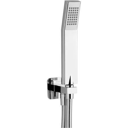CISAL Shower Душевой гарнитур:ручная лейка,шланг,вывод с держателем, цвет: хром