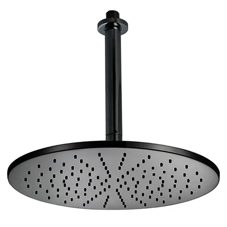 CISAL Shower Верхний душ с потолочным держателем, цвет: черный