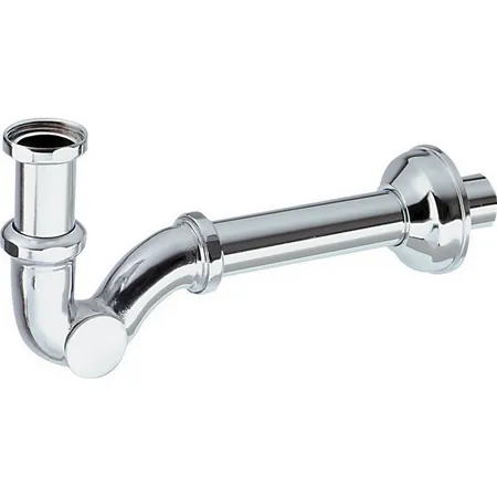 CISAL Сифон 1"1/4 S-образный, цвет: хром