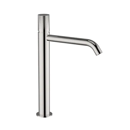 Cisal X32 Смеситель для раковины, высокий, 1 отв, цвет: Inox spazzolato