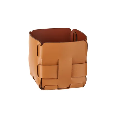 Colombo Adj Корзинка Mini Bottega, цвет: коньяк/бордо