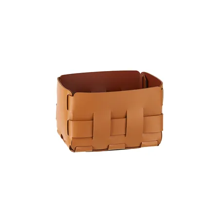 Colombo Adj Корзинка Mini Bottega, цвет: коньяк/бордо