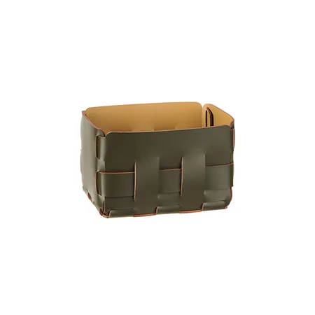 Colombo Adj Корзинка Mini Bottega, цвет: оливковый/горчичный