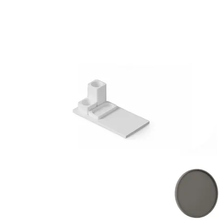Dea Design Accessories Набор аксессуаров, настольных, Solid Surface, цвет: graphite