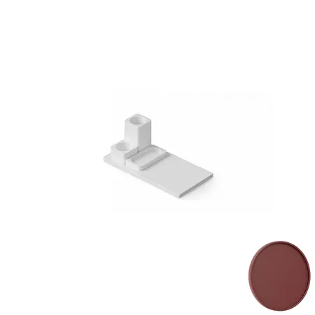 Dea Design Accessories Набор аксессуаров, настольных, Solid Surface, цвет: red wine
