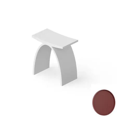 Dea Design Accessories Стул, напольный, цвет: red wine