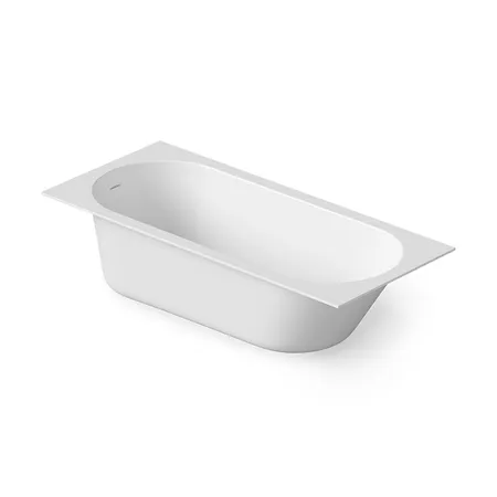 Dea Design Ease Ванна, встраиваемая, в комплекте ножки, интегр.слив/перелив в цвет ванны цвет: белый
