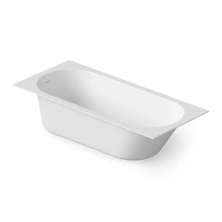 Dea Design Ease Ванна, встраиваемая, в комплекте ножки, интегр.слив/перелив в цвет ванны цвет: белый