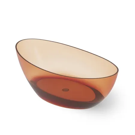 Dea Design Elegant Ванна, отдельностоящая, Glasstech, прозрачная смола, цвет: Sunset R1