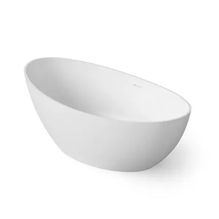 Dea Design Elegant Ванна, отдельностоящая, Solid Surface, цвет: White №18