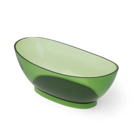 Dea Design Elegant Ванна, отдельностоящая, Glasstech, прозрачная смола, цвет: Emerald R3