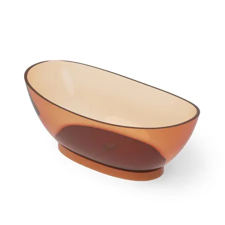 Dea Design Elegant Ванна, отдельностоящая, Glasstech, прозрачная смола, цвет: Sunset R1