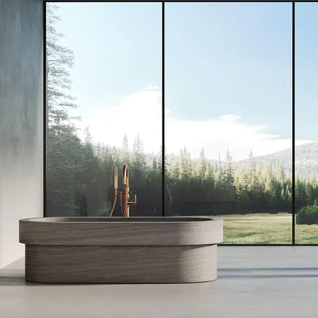 Dea Design Marble Verona Ванна, отдельностоящая, мрамор, цвет: Stone Silk