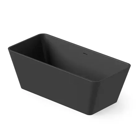 Dea Design Modern Ванна, отдельностоящая, Solid Surface, цвет: Black №16