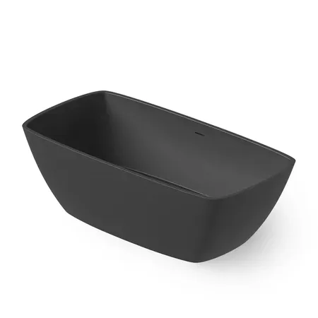 Dea Design Modern Ванна, отдельностоящая, Solid Surface, цвет: Black №16