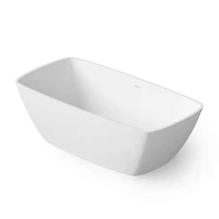 Dea Design Modern Ванна, отдельностоящая, Solid Surface, цвет: White №18