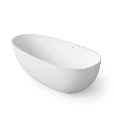 Dea Design Modern Ванна, отдельностоящая, Solid Surface, цвет: White №18