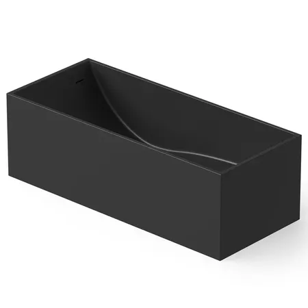 Dea Design Modern Ванна, отдельностоящая, Solid Surface, цвет: Black №16