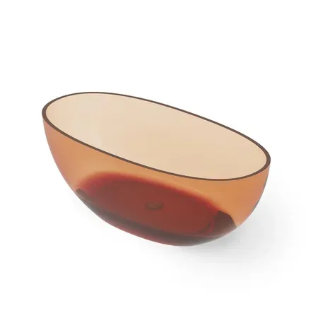 Dea Design Nature Ванна, отдельностоящая, Glasstech, прозрачная смола, цвет: Sunset R1