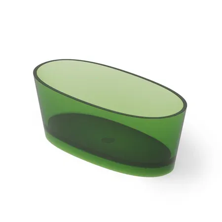 Dea Design Nature Ванна, отдельностоящая, Glasstech, прозрачная смола, цвет: Emerald R3