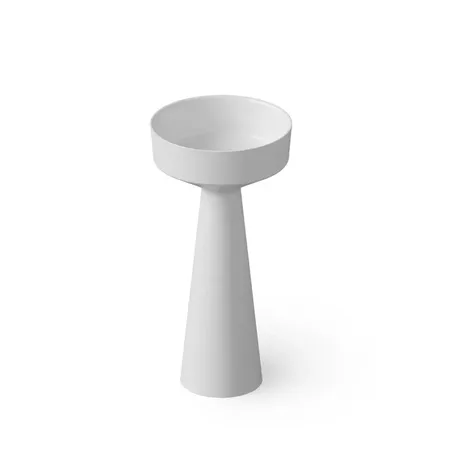 Dea Design Pedestal Basin Раковина, напольная, без отв, Solid Surface, цвет: White №18