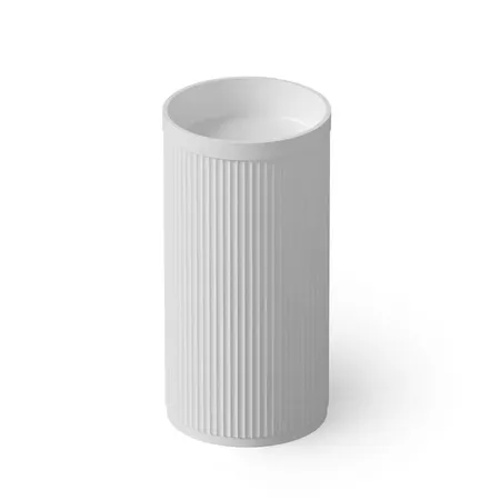 Dea Design Pedestal Basin Раковина, напольная, без отв, Solid Surface, цвет: White №18