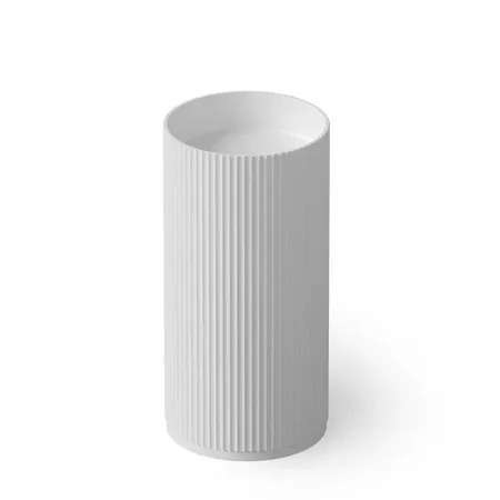Dea Design Pedestal Basin Раковина, напольная, без отв, Solid Surface, цвет: White №18