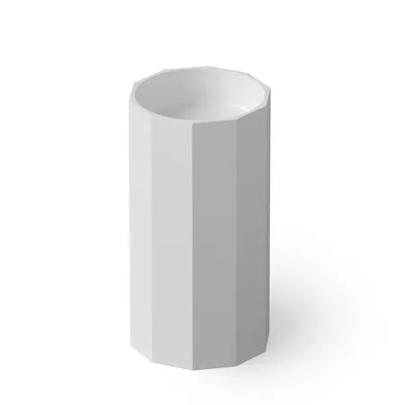 Dea Design Pedestal Basin Раковина, напольная, без отв, Solid Surface, цвет: White №18