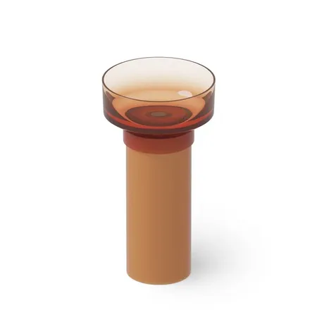 Dea Design Pedestal Basin Раковина, напольная, без отв, Glasstech, прозрачная смола, цвет: Sunset R1