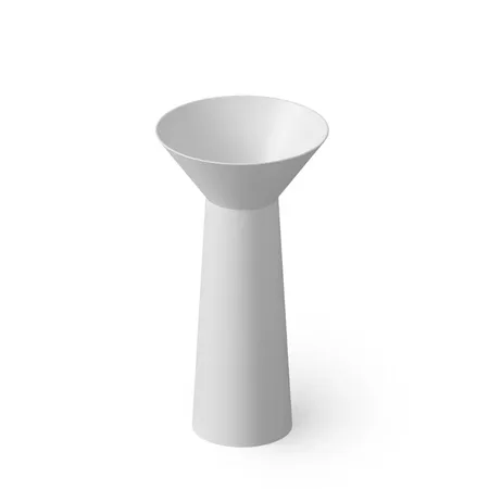 Dea Design Pedestal Basin Раковина, напольная, без отв, Solid Surface, цвет: White №18