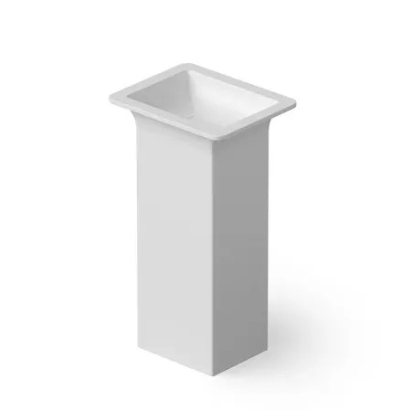 Dea Design Pedestal Basin Раковина, напольная, без отв, Solid Surface, цвет: White №18