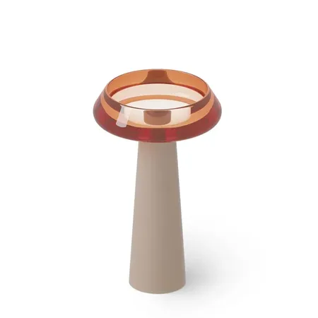 Dea Design Pedestal Basin Раковина, напольная, без отв, Glasstech, прозрачная смола, цвет: Brown Copper R9