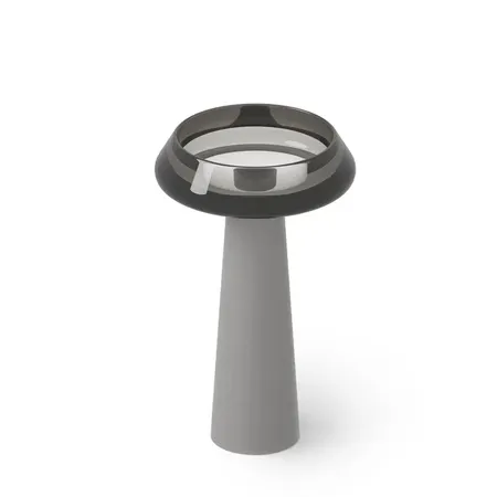 Dea Design Pedestal Basin Раковина, напольная, без отв, Glasstech, прозрачная смола, цвет: Smoky Black R4