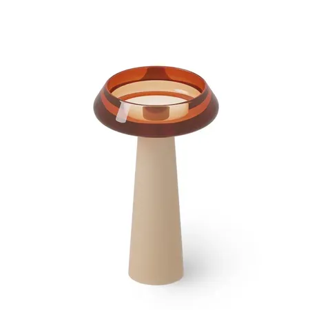 Dea Design Pedestal Basin Раковина, напольная, без отв, Glasstech, прозрачная смола, цвет: Sunset R1